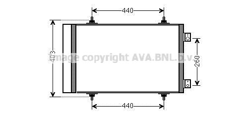 AVA QUALITY COOLING Kondensaator,kliimaseade CN5263D